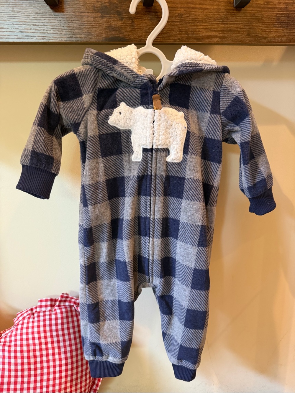 Carter's Baby Boy One Piece Zip Up Romper Size 6 Months